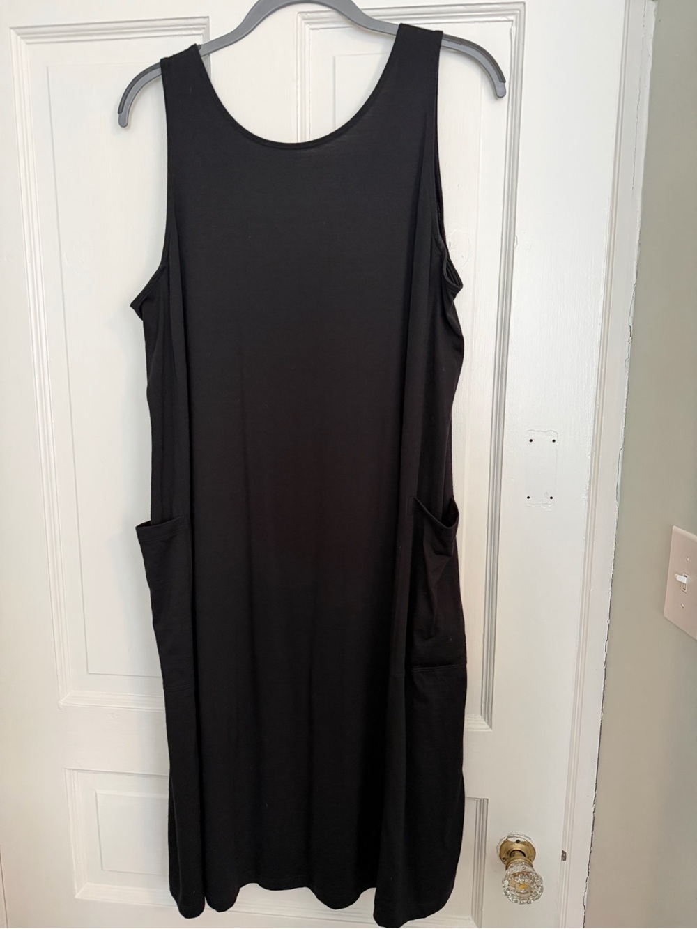wool& Black Reversible Sleeveless Dress
